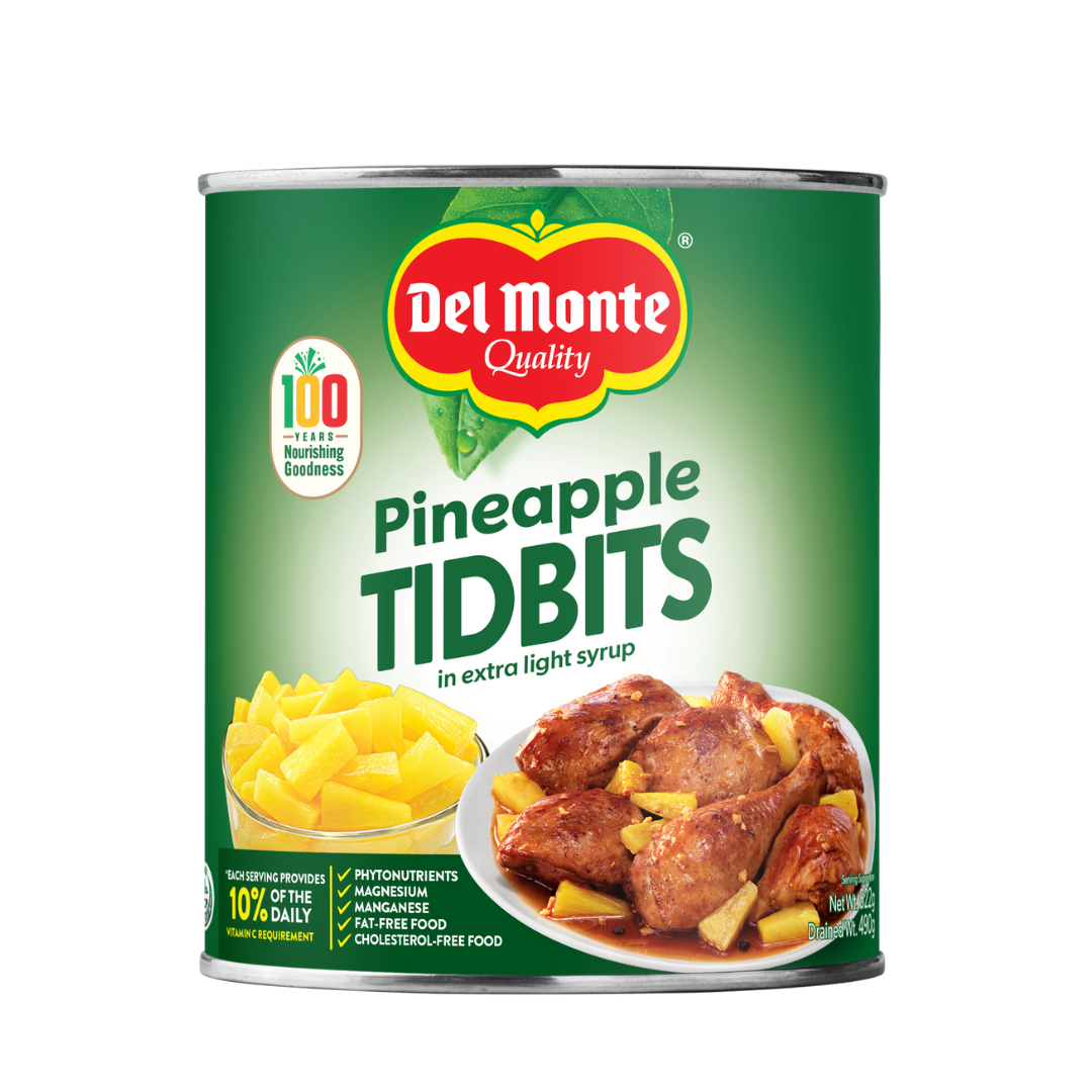 Del Monte Pineapple Tidbits in Extra Light Syrup 822g